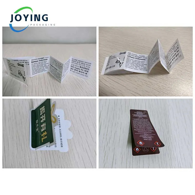 As vantagens do adesivo de instrução em papel